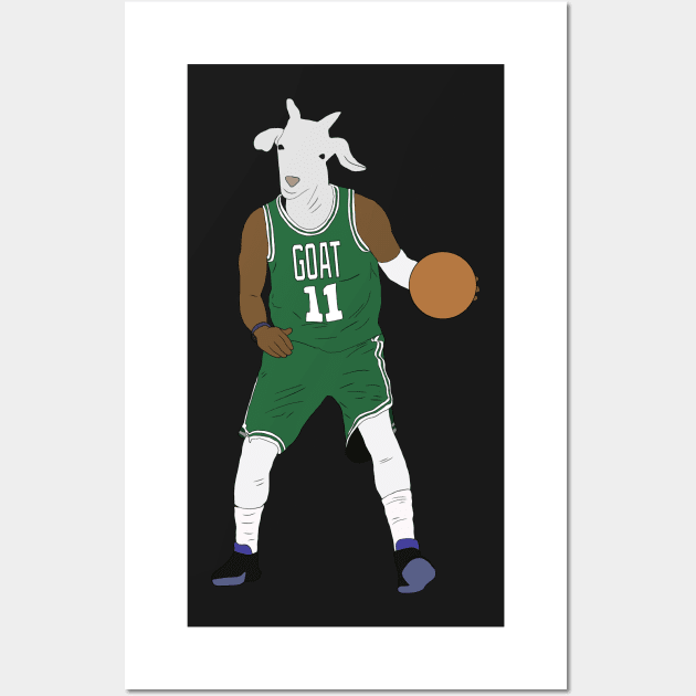 Kyrie Irving, The GOAT Wall Art by rattraptees